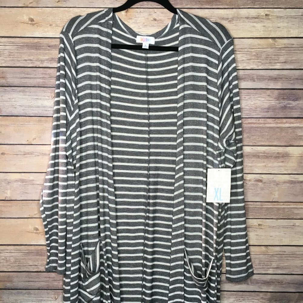 LulaRoe (1.0) XL Sarah Striped Print - BNWT